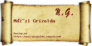 Mözl Grizelda névjegykártya